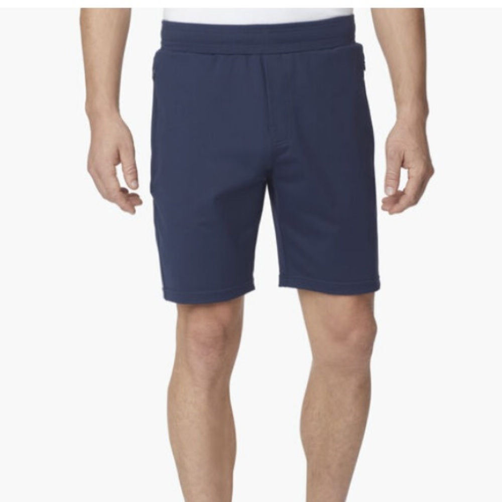 NEW JOHNSTON & MURPHY NAVY KNIT DRAWSTRING SHORTS SIZE:XL